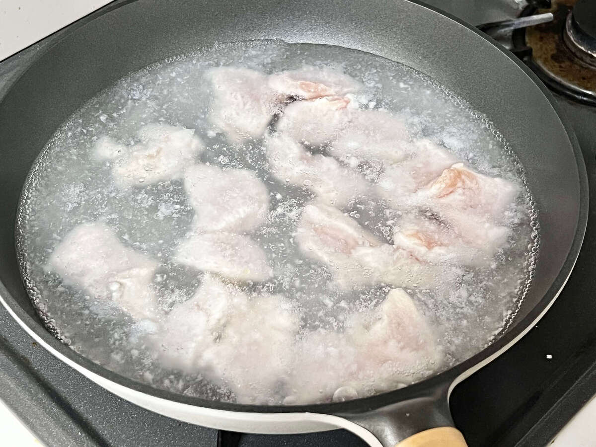 「塩レモンだれで食べる!ぷるぷる水晶鶏」のレシピ