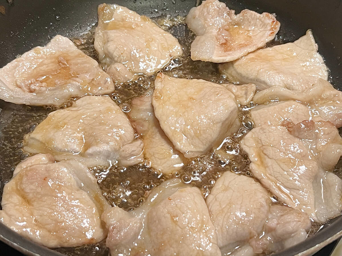 大原千鶴さん「豚のしょうが焼き」のレシピ