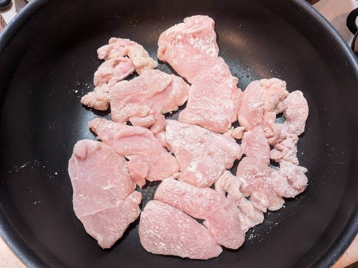 ミツカン公式『おうちレシピ』「コクうま！鶏むね肉のねぎマヨぽん」