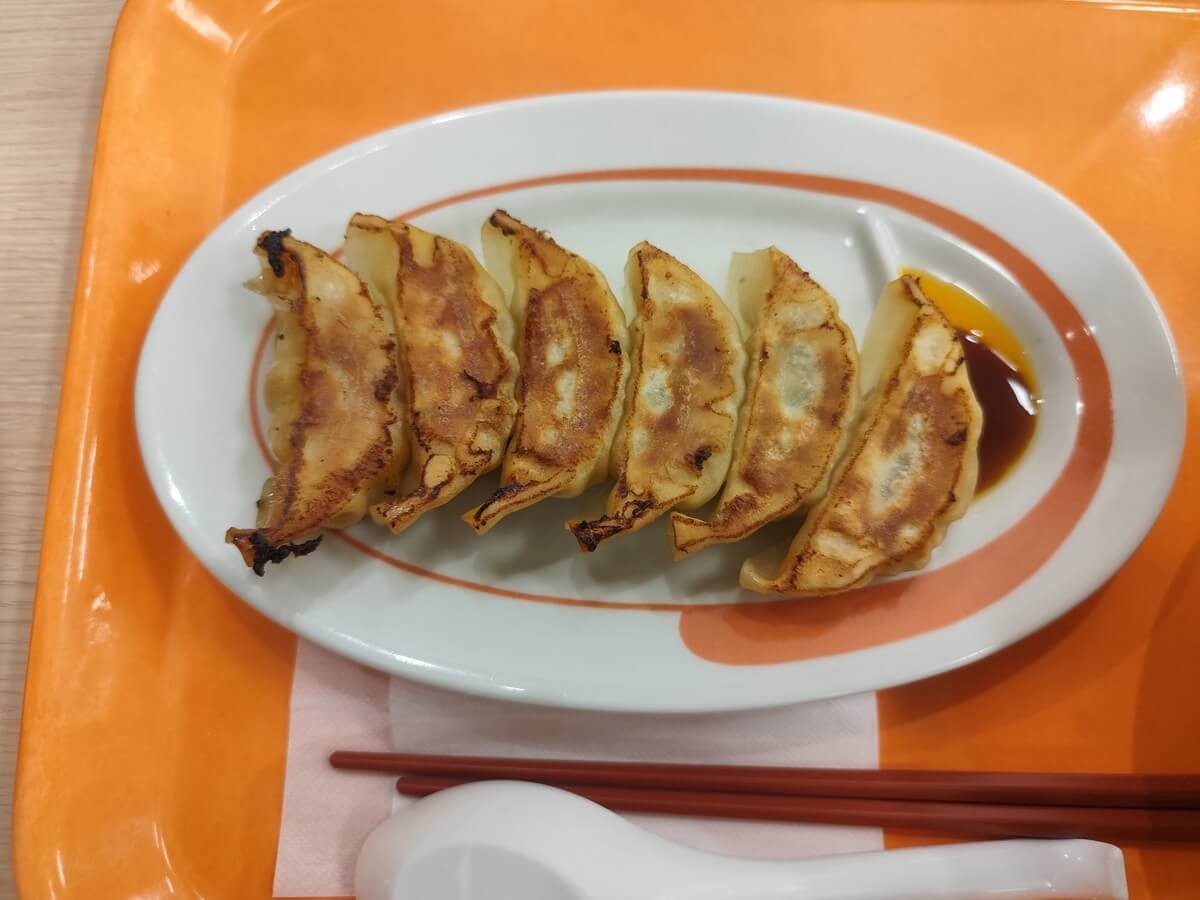 幸楽苑の「中華そば 餃子セット」