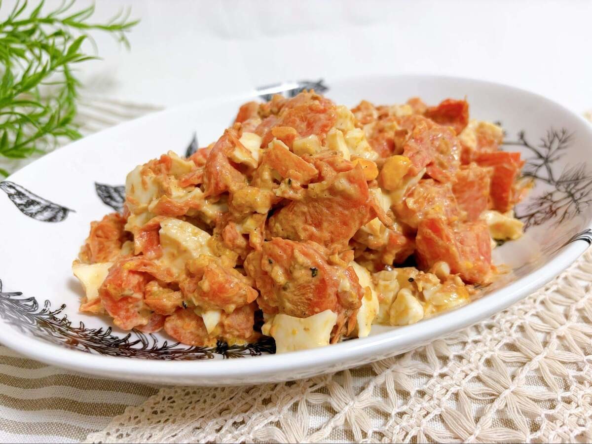 まりこさん「まるごとにんたまサラダ」