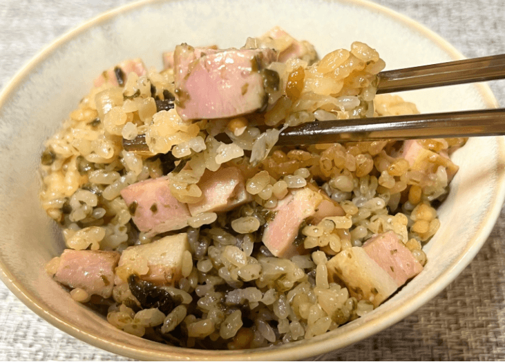 家事ヤロウ!!!「海苔とベーコンの炊き込みご飯」