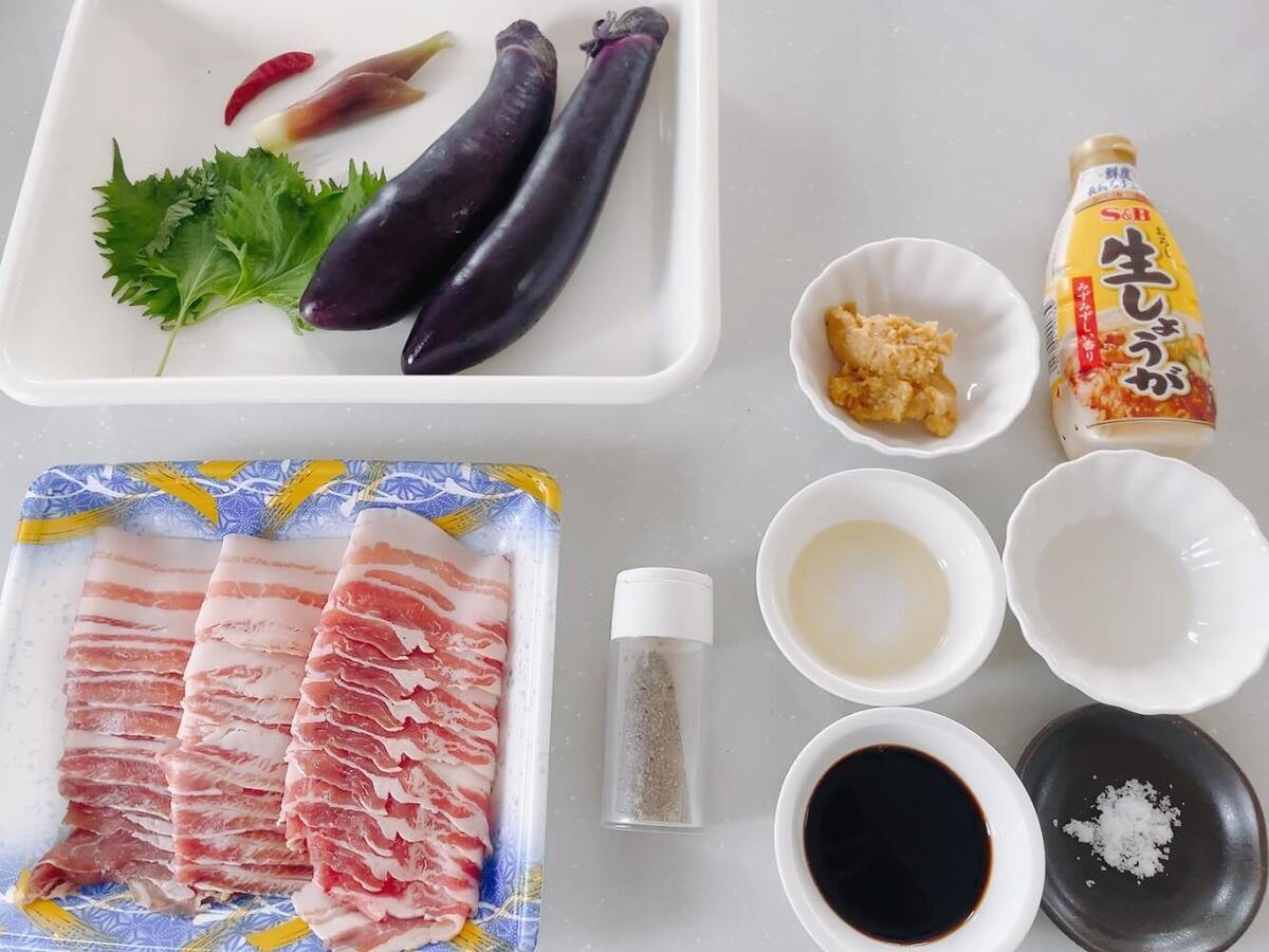 甘辛味噌なす豚