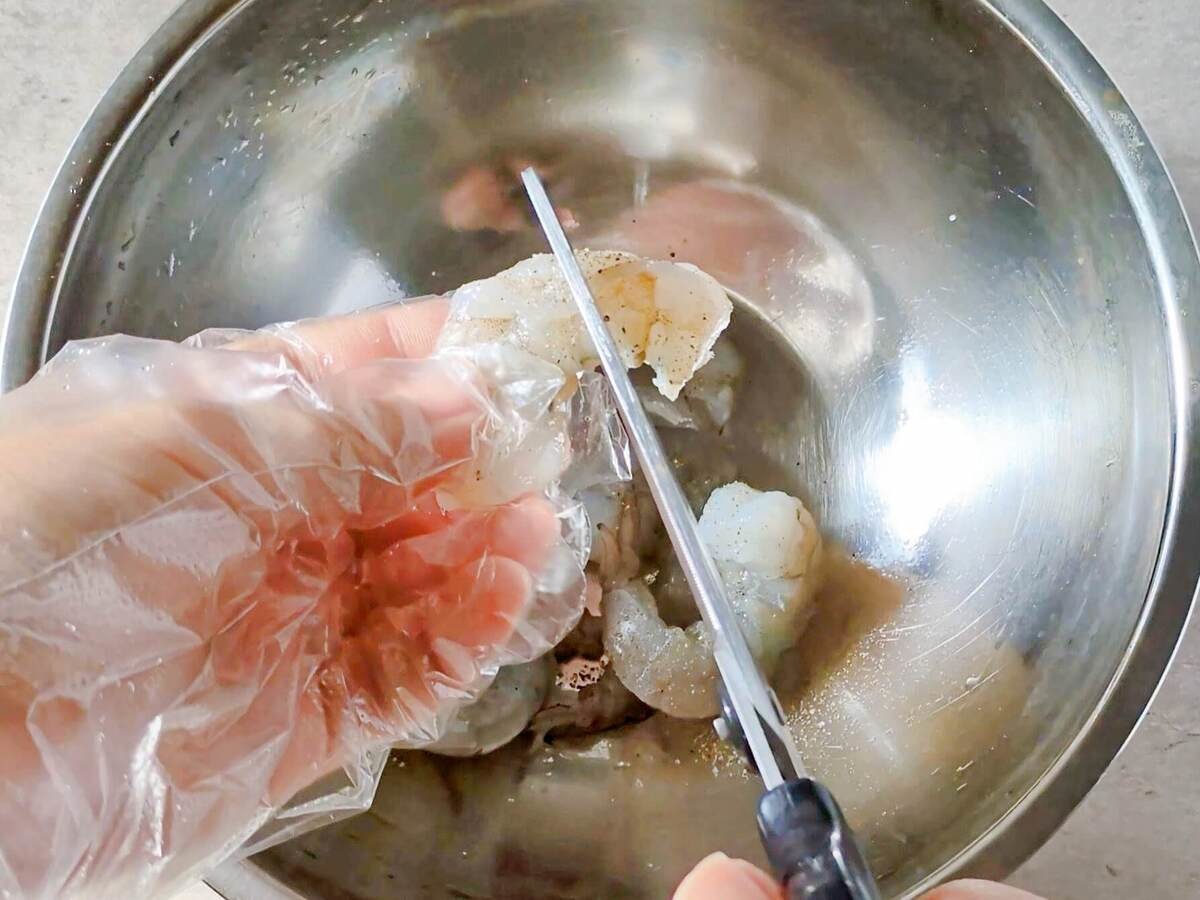 至高のぷりぷりエビチャーハン!!