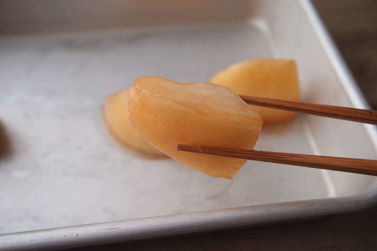 桃の変色、どうやって防ぐ！？