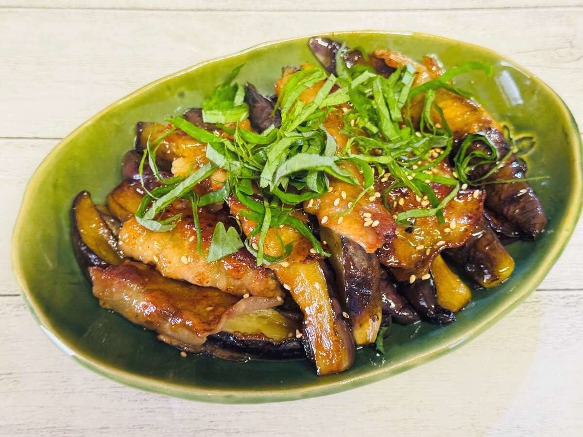 肉巻きナスのレシピ