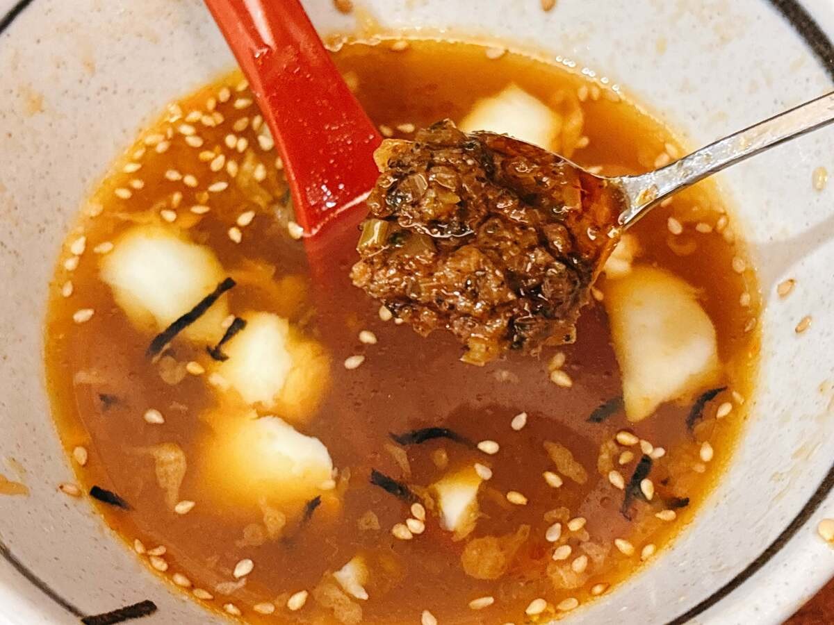 丸亀製麺「旨辛豚つけ汁うどん」