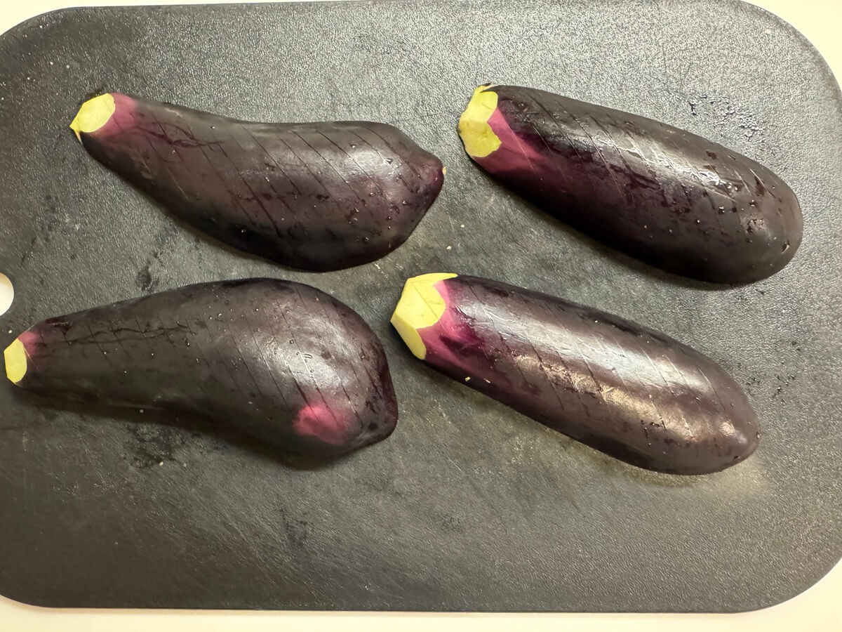 レンチン5分 なすの煮浸し