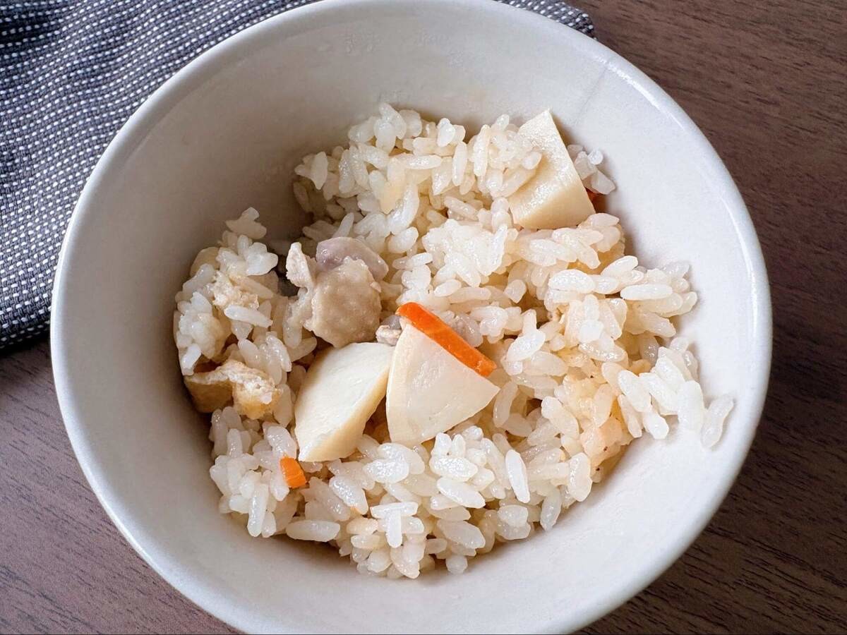 ヒガシマル醤油公式「たけのこごはん」のレシピ