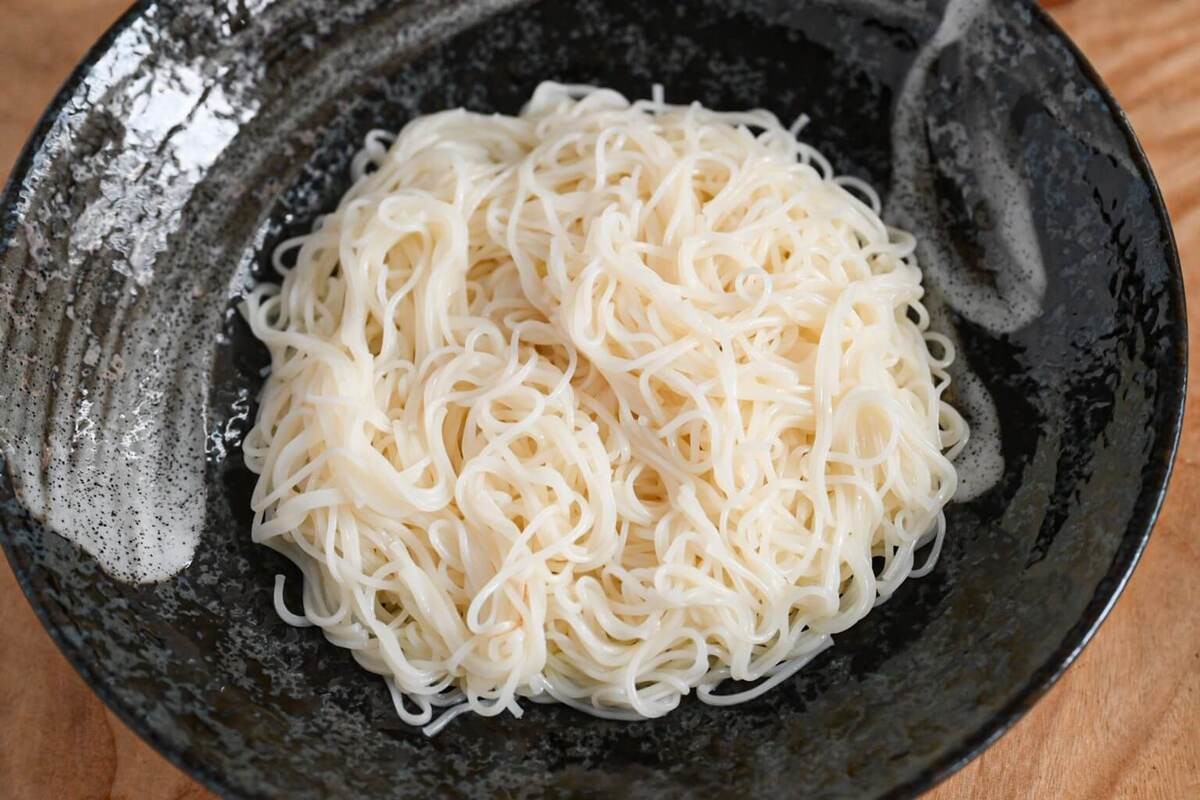 ピリ辛油そば風そうめん
