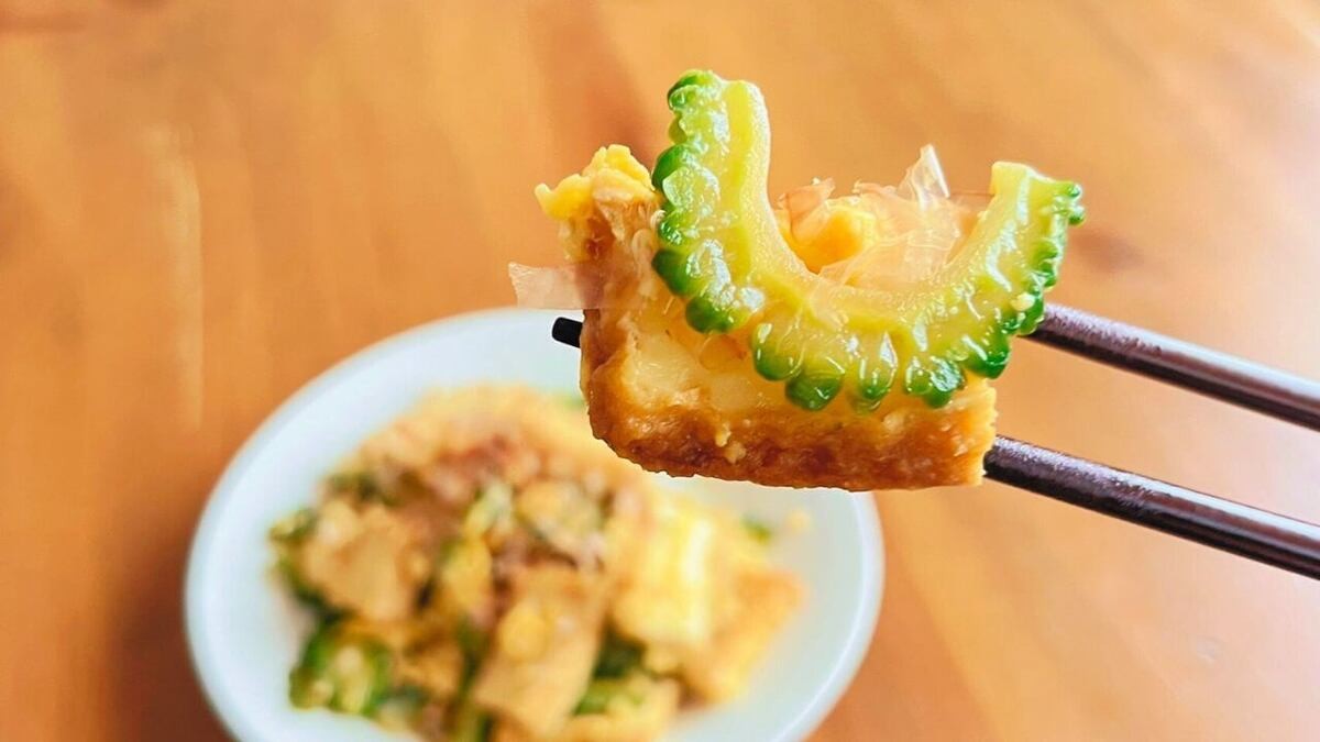 「厚揚げの爆速ゴーヤチャンプルー」