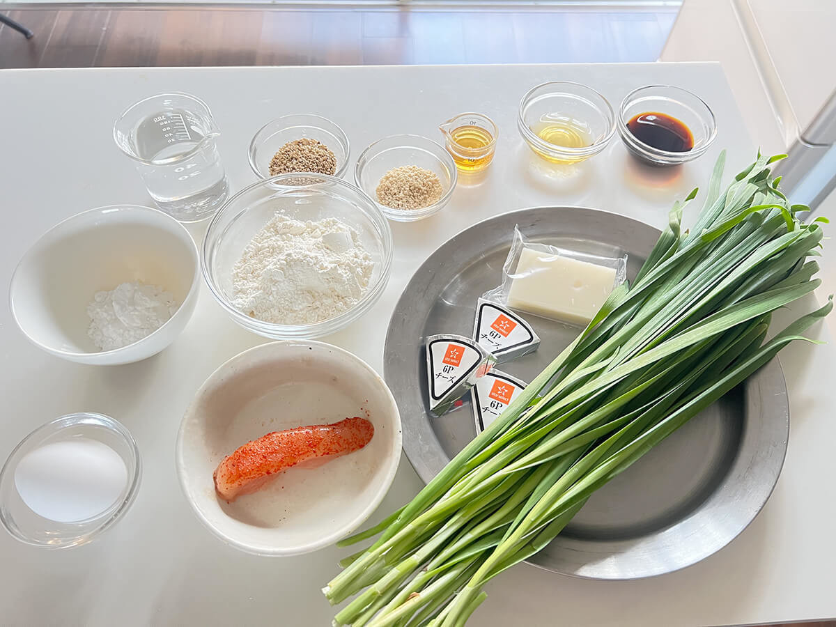 にらチヂミチーズもち明太入り