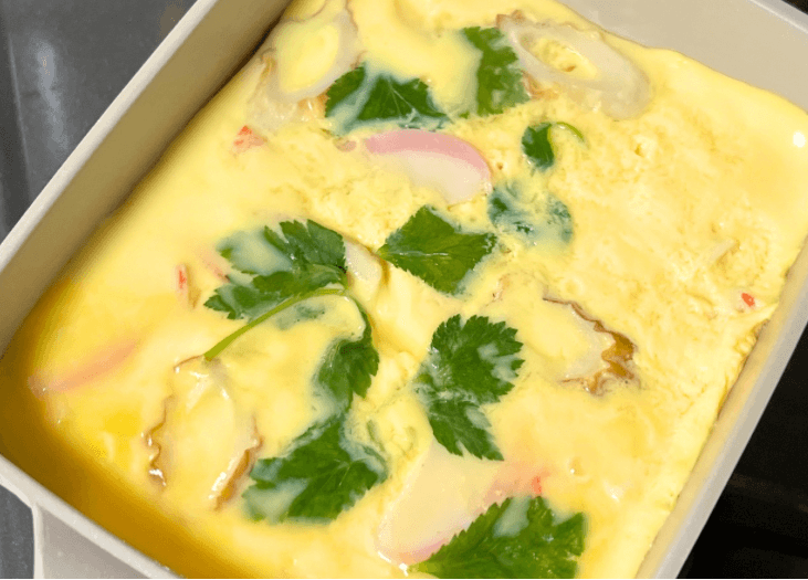 卵焼き器で茶碗蒸し