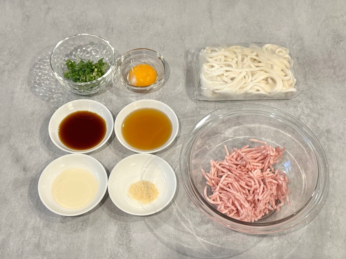 台湾まぜそば風うどん