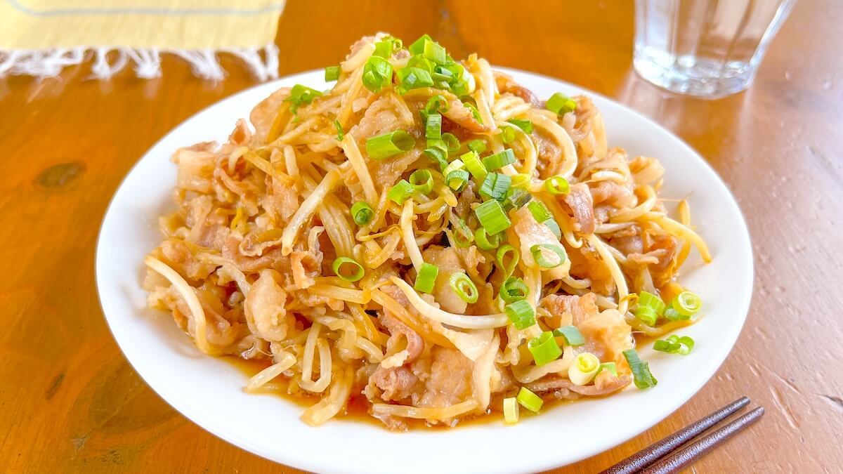 豚ともやしのあっさり煮風