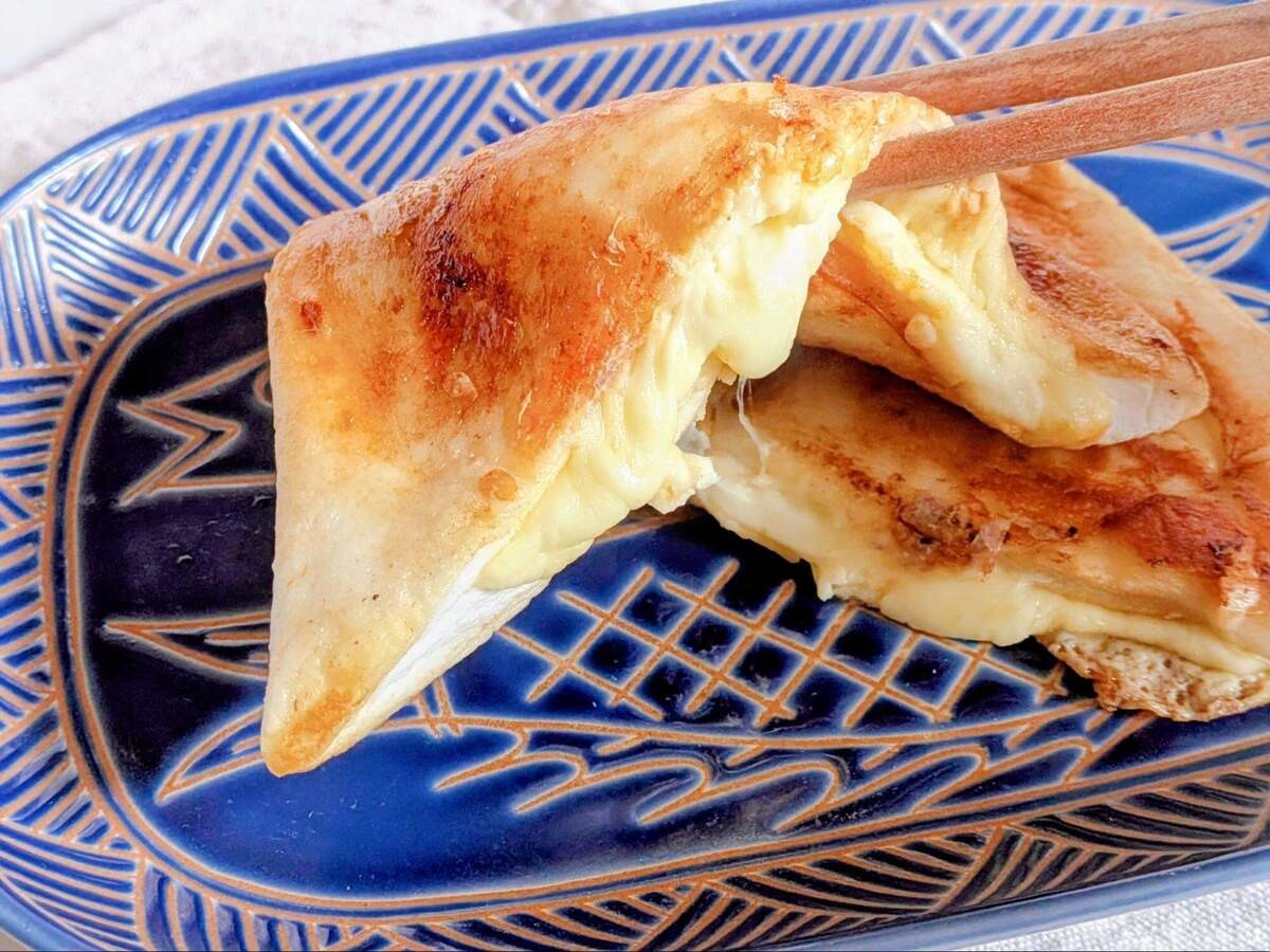 はんぺんのとろけるチーズ和風挟み焼き