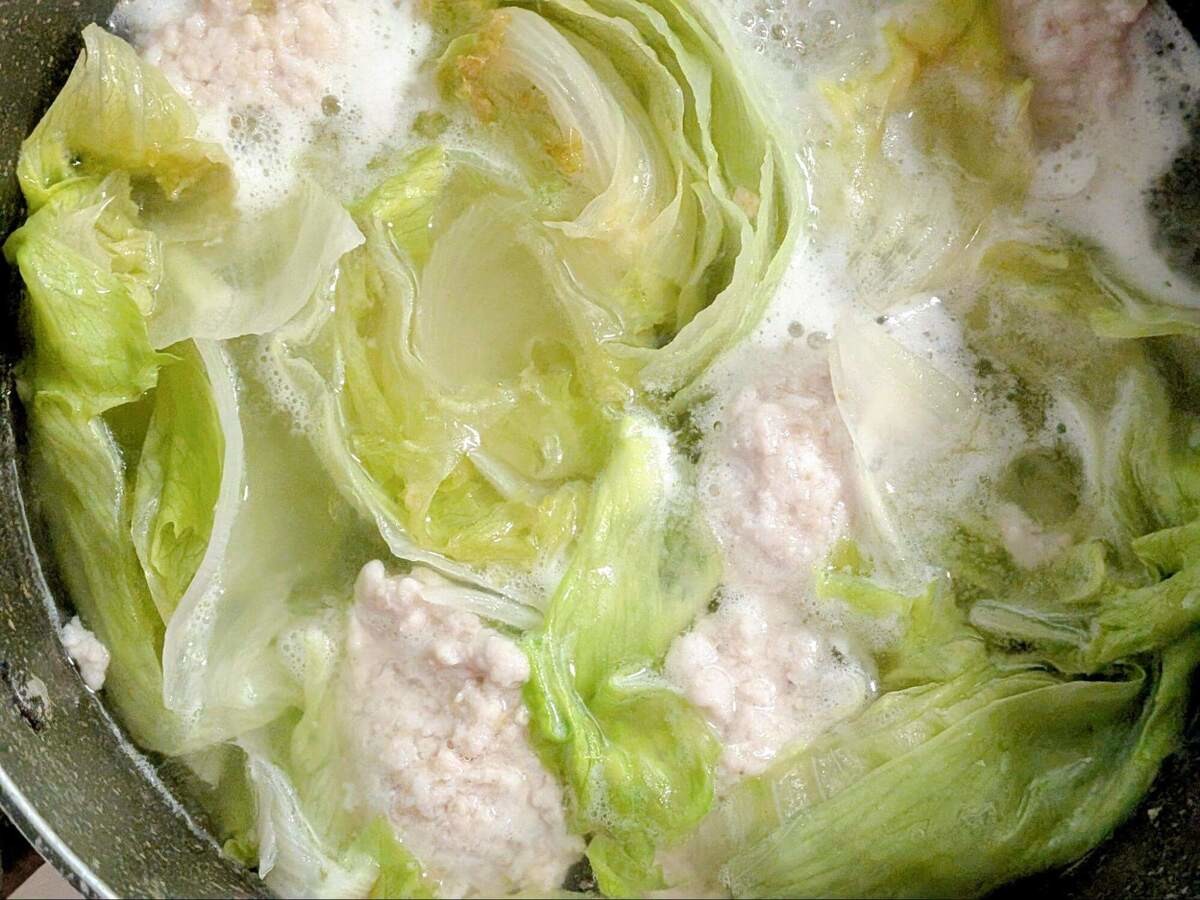 ふわふわつくねスープ