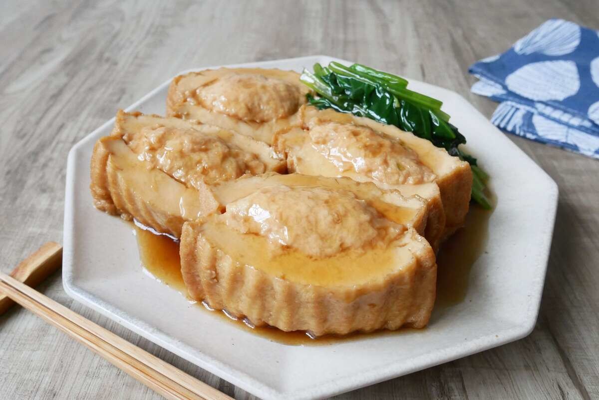 厚揚げの射込み煮
