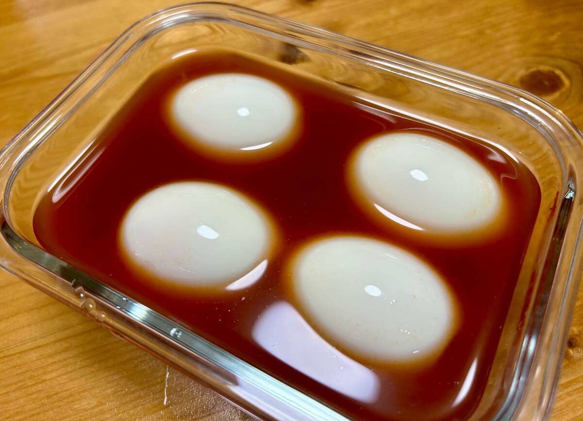 キッコーマン公式「変わり味玉ケチャップしょうゆ味」のレシピ