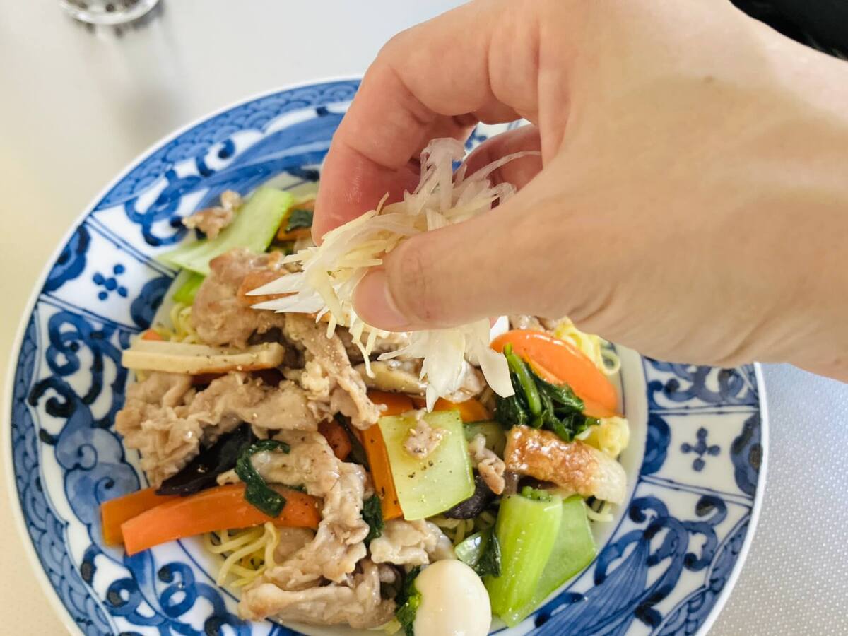 八宝菜あんかけ焼きそば