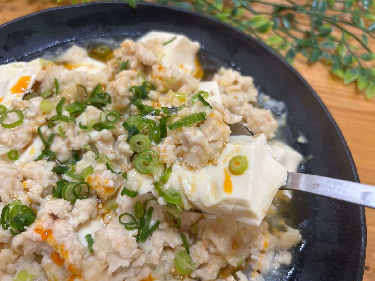 塩マーボー豆腐風