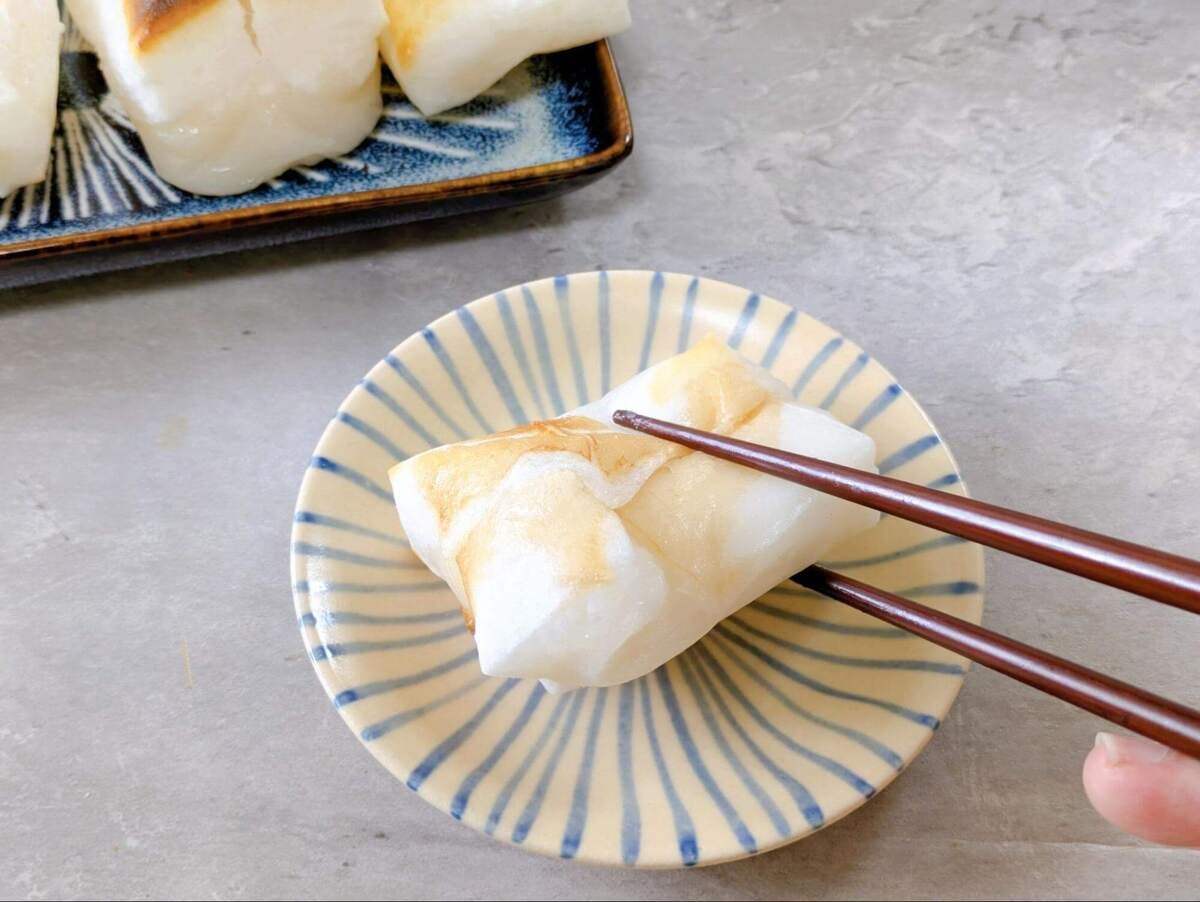 くっつかないのはどれ？お餅の焼き方決定戦