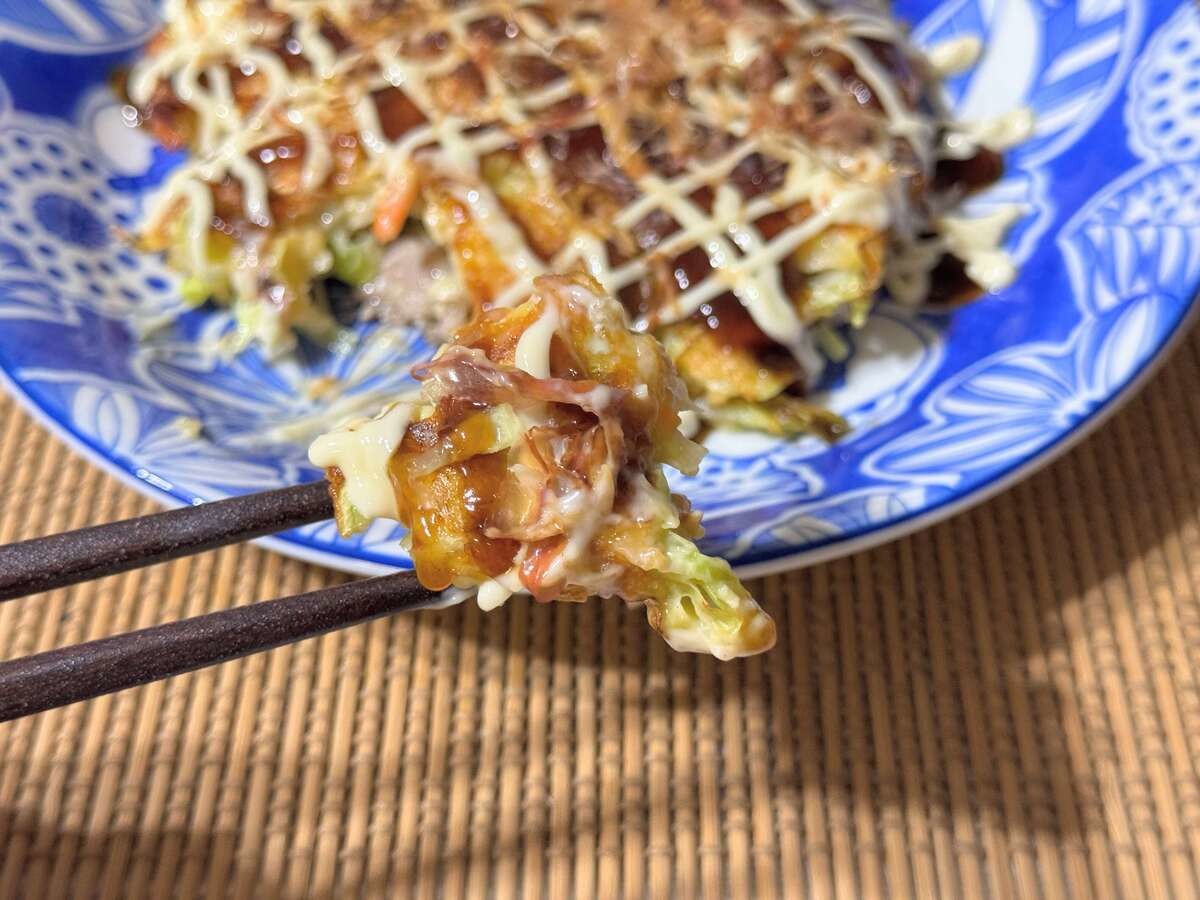 山本ゆりさん『ふわふわ豆腐お好み焼き』のレシピ