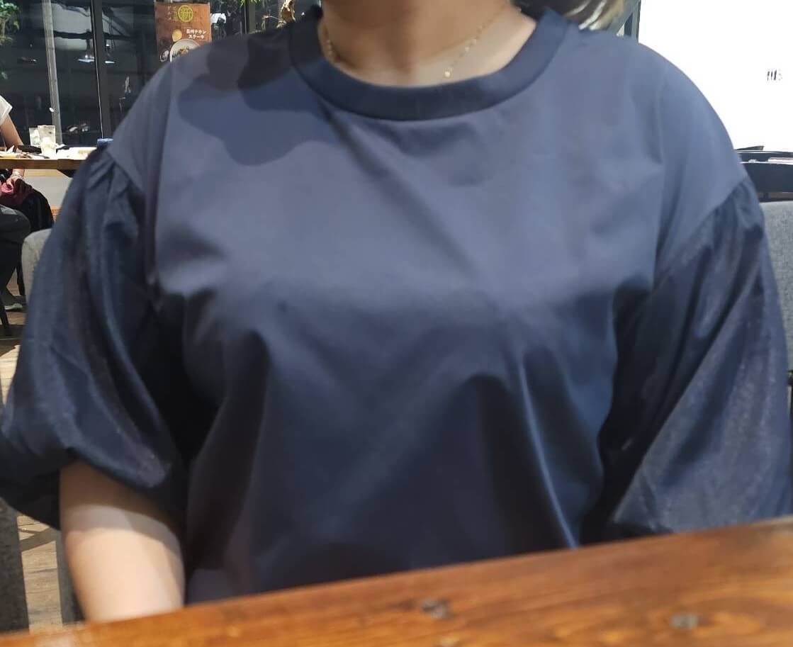 ワークマン「レディースドライサイドポケットバルーンスリーブTシャツ」