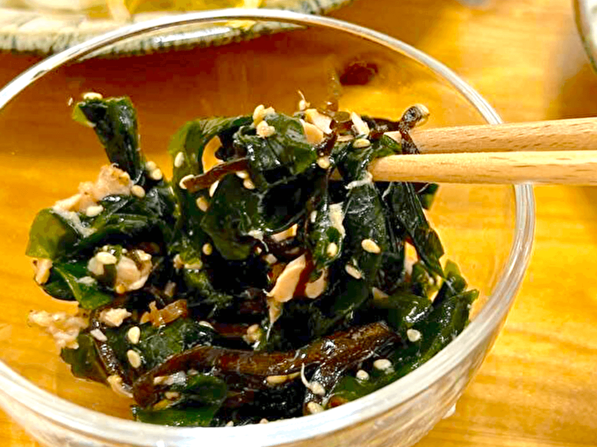 ちはるさん「ワカメのうまみサラダ」