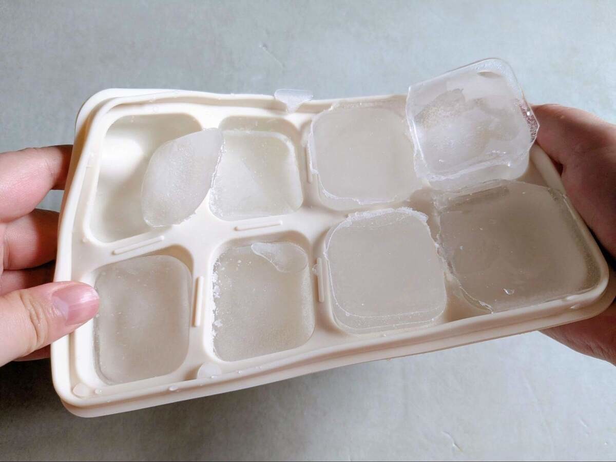 氷も薬味もこれに保存！シリコーン素材で取り出しラクラク