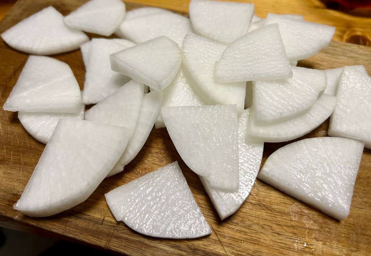 サバ缶と大根のおかず炊き込み