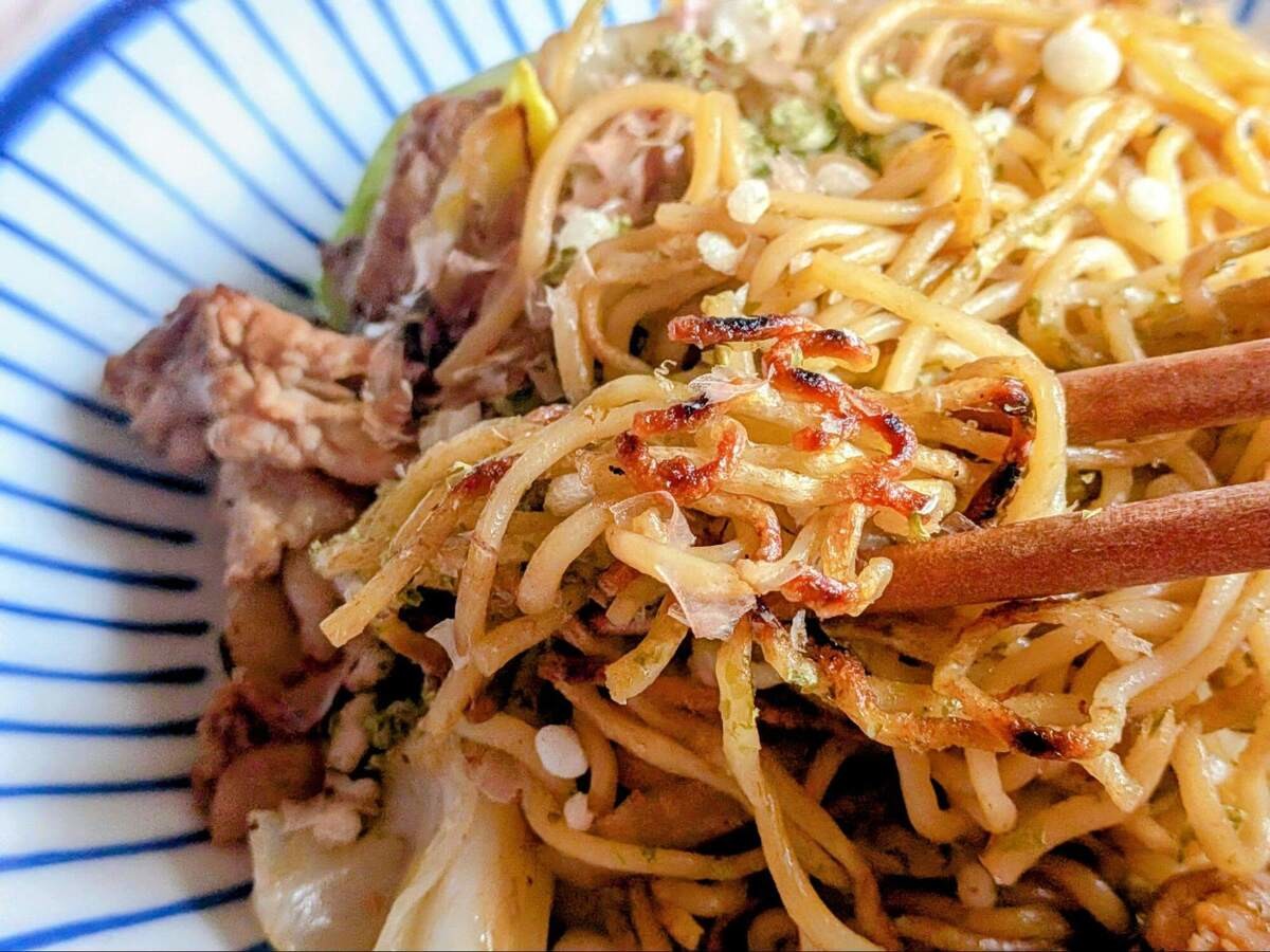 ソース＆しょうゆ焼きそば
