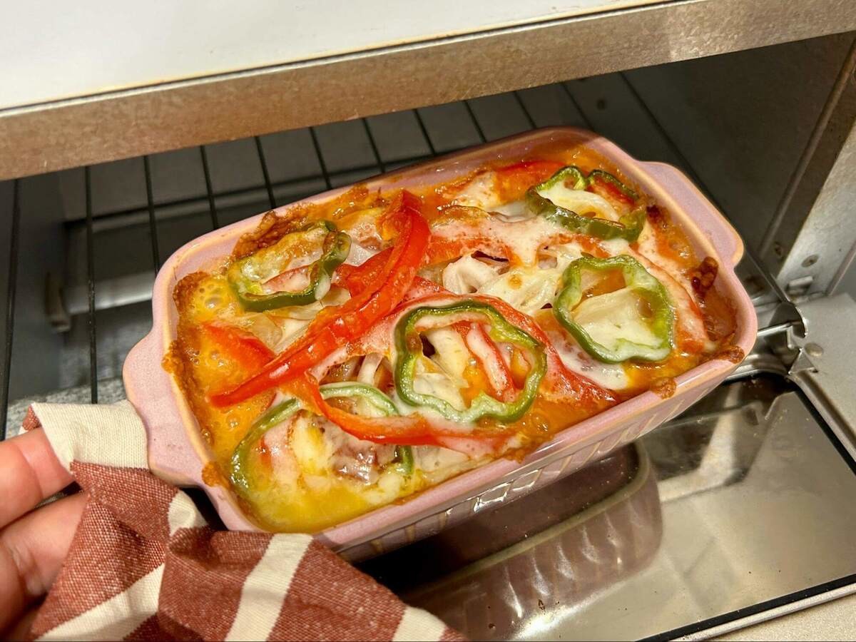 味の素冷凍食品公式レシピ「ギョーザのピザ風」