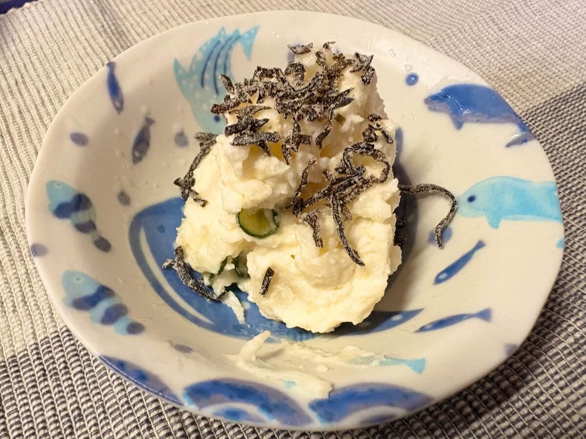 ドラマ『晩酌の流儀』「しそふりかけのポテトサラダ」