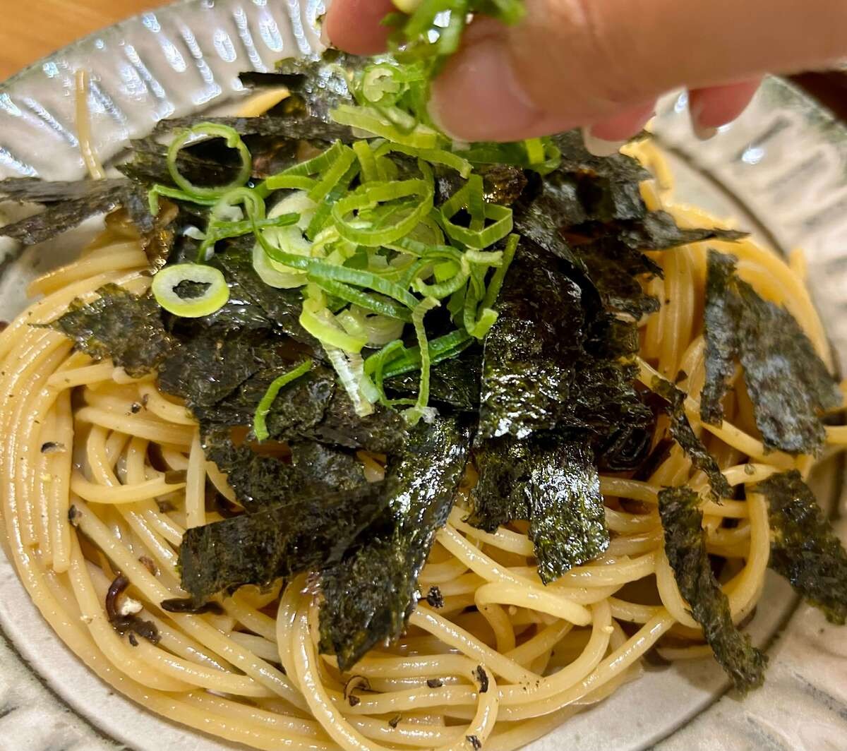 塩昆布パスタ