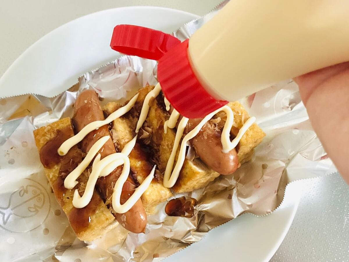 厚揚げホットドッグ
