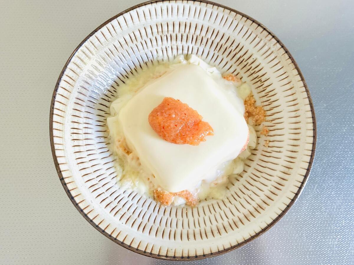 「めんたいチーズ温奴」