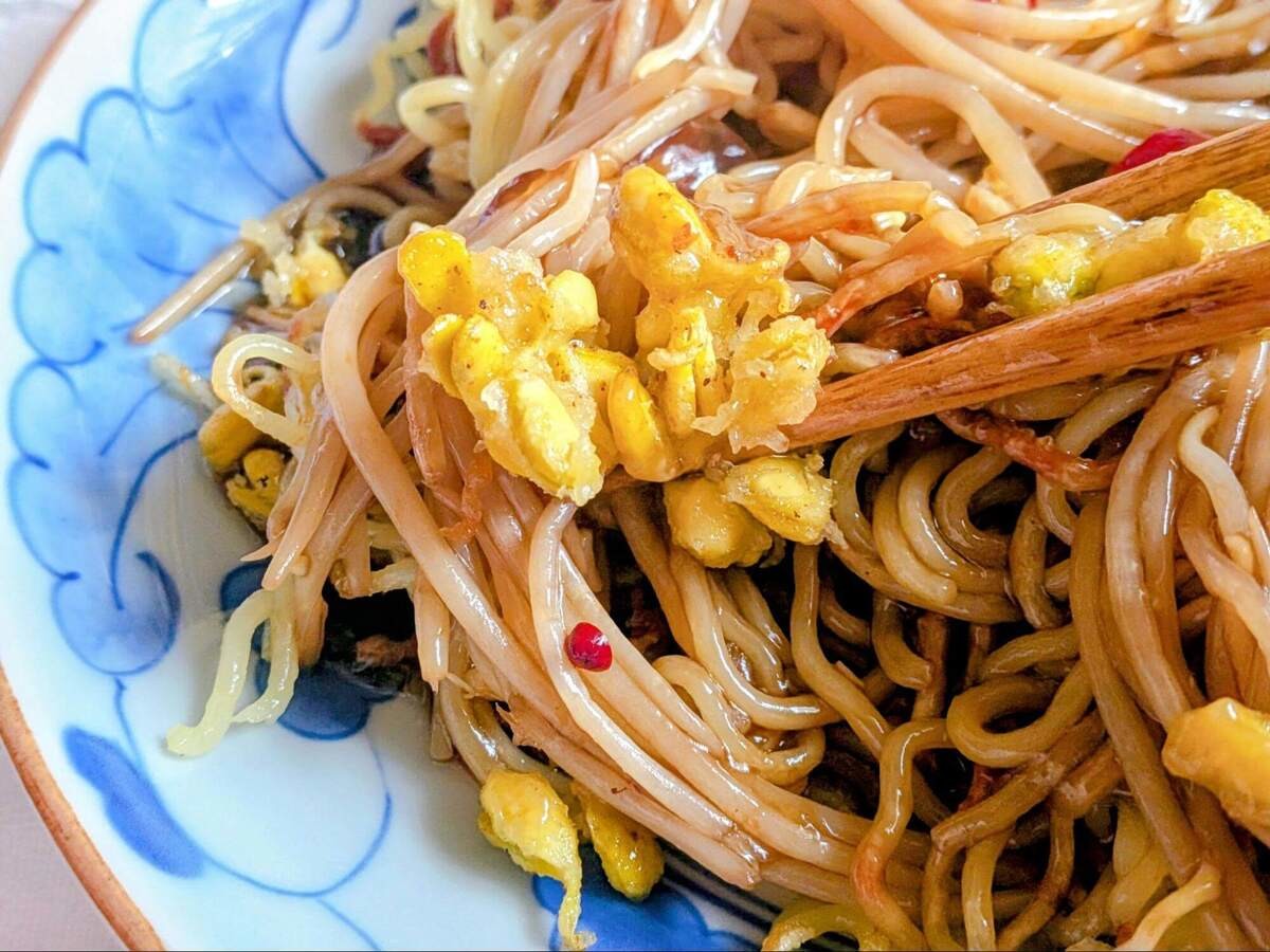 豆もやしの焼きそば