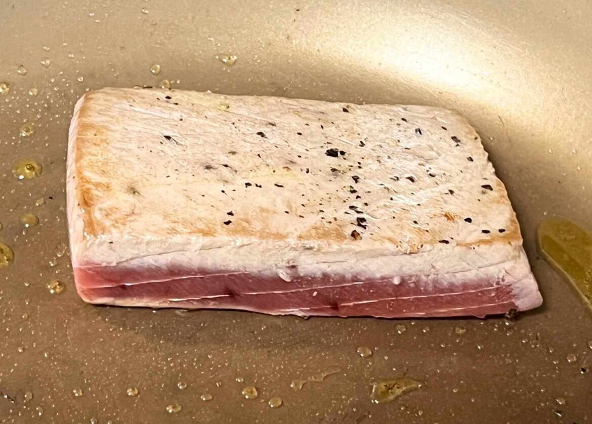 タサン志麻さん「マグロのたたき ポン酢オリーブオイル