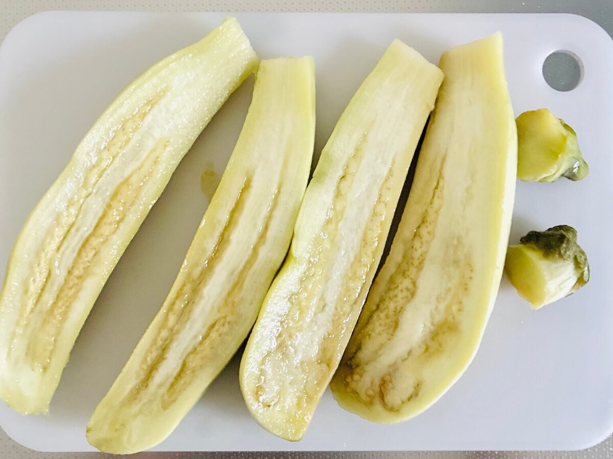 冷やし蒸しなす