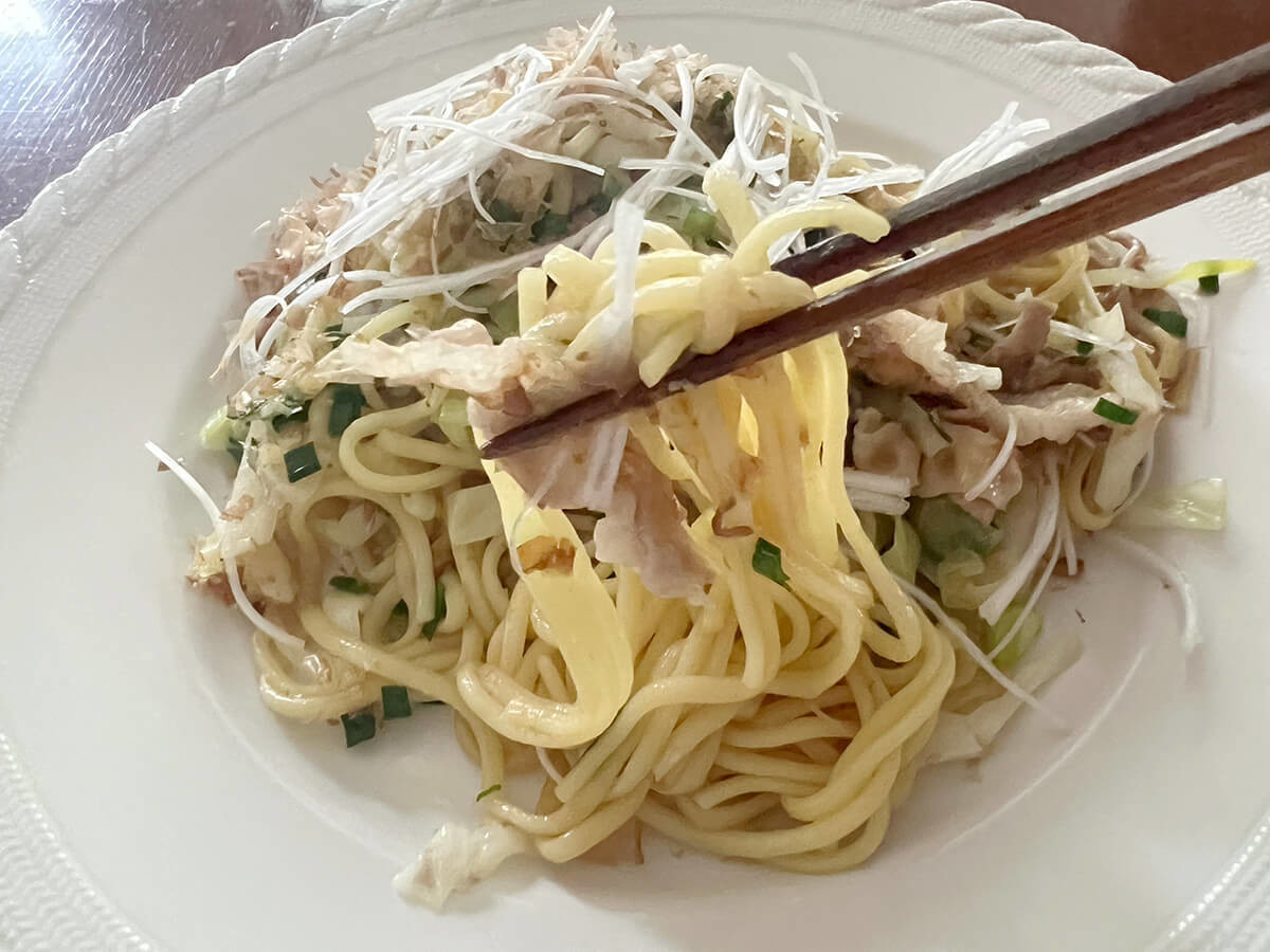 和田明日香さん「出汁を効かせた焼きそば」のレシピ