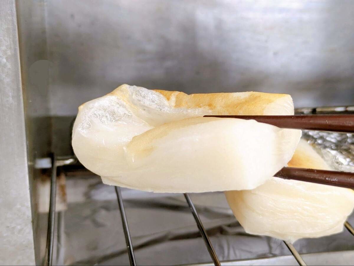 くっつかないのはどれ？お餅の焼き方決定戦