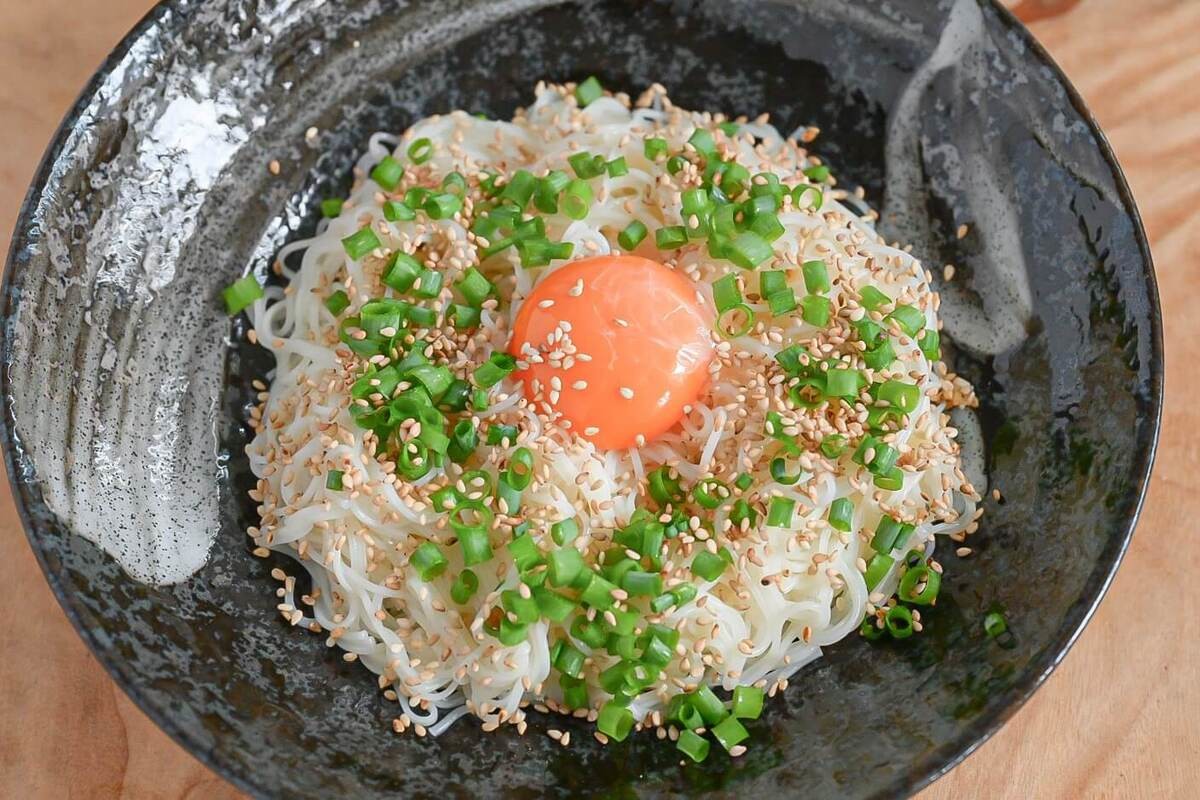ピリ辛油そば風そうめん