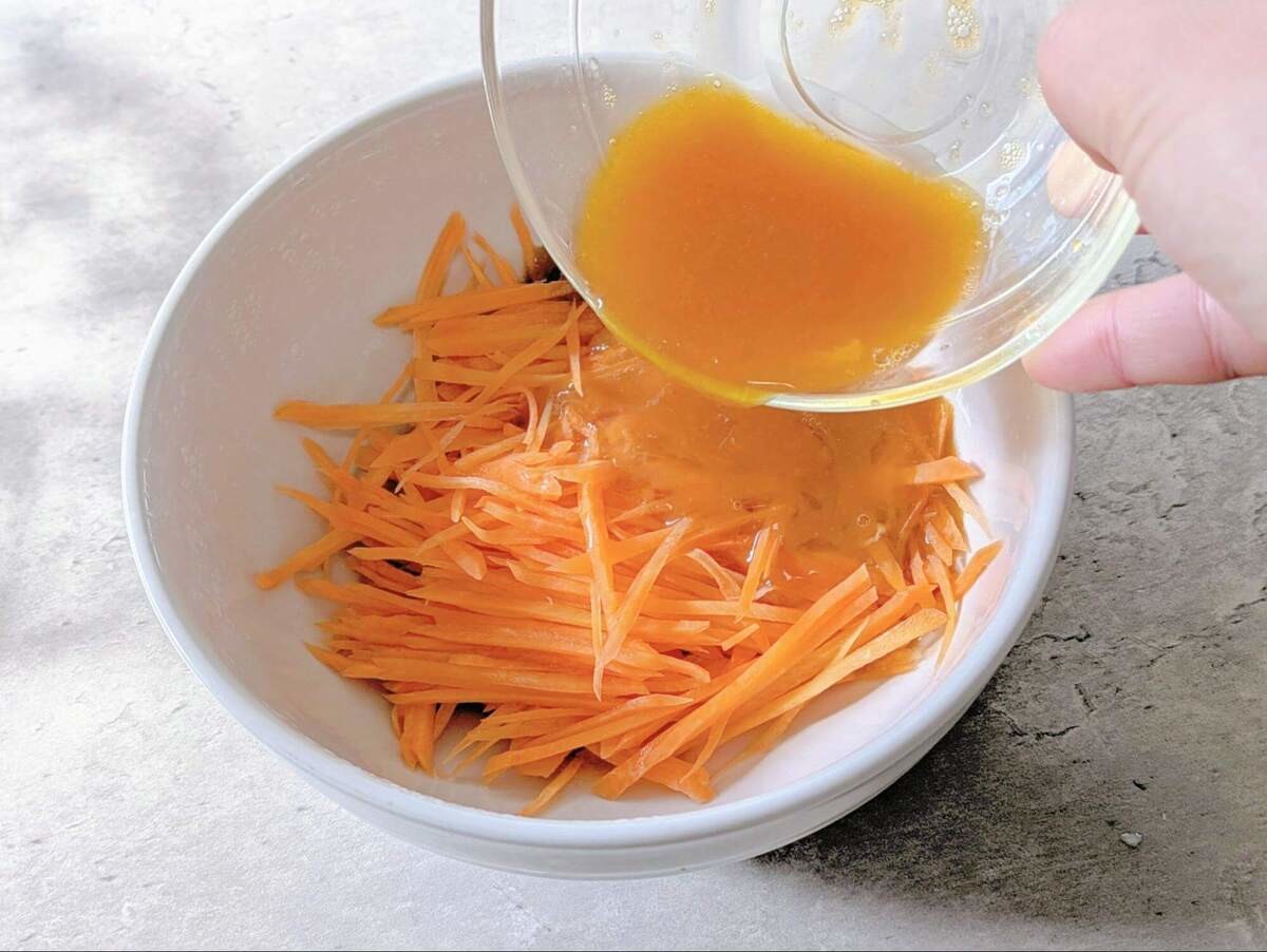 和田明日香さん「にんじん明太しりしり風」