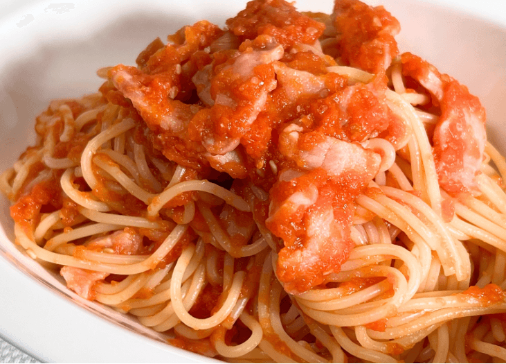 タモリさん「スパゲティトマトソース」のレシピ