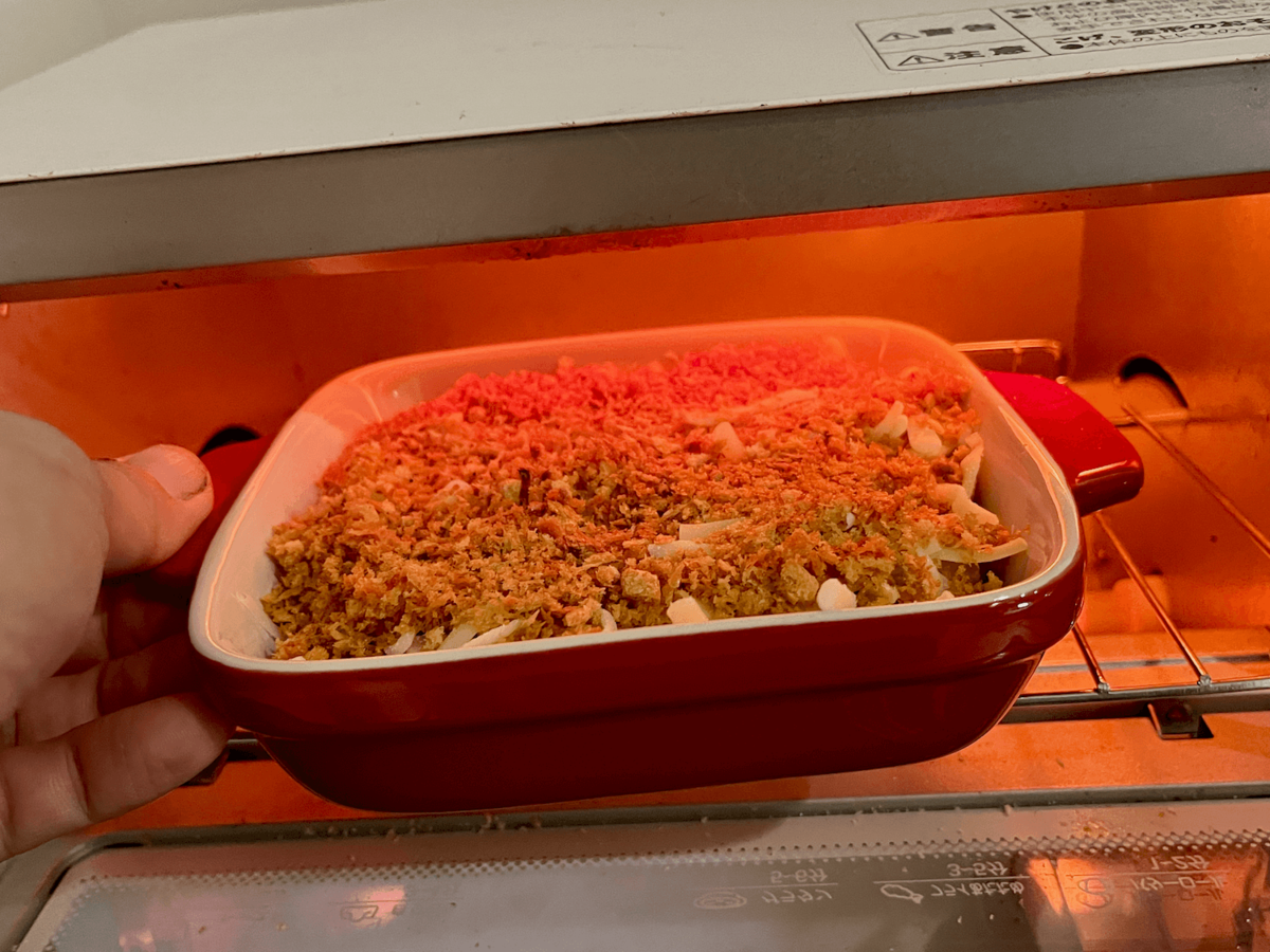 ポテトのタカタクさん「揚げないチーズコロッケ」