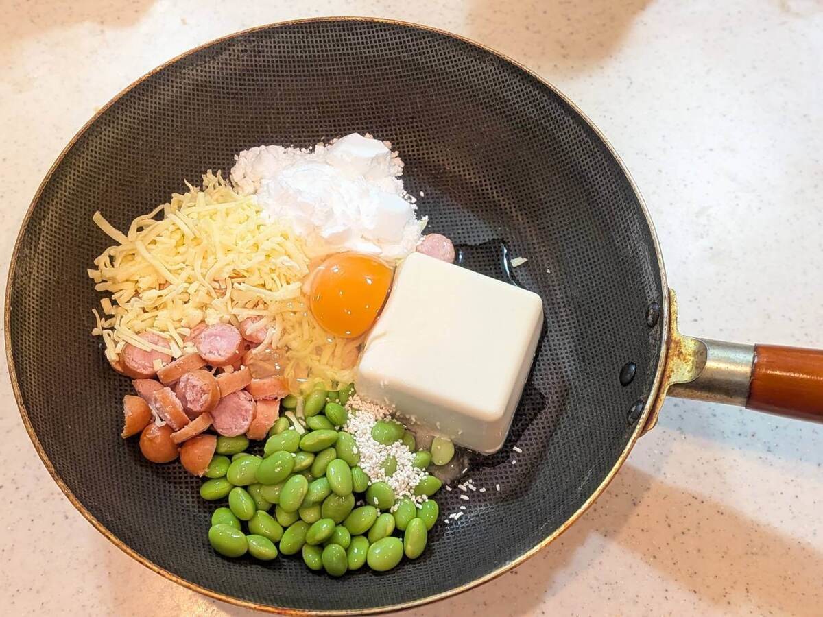 豆腐のチヂミ風