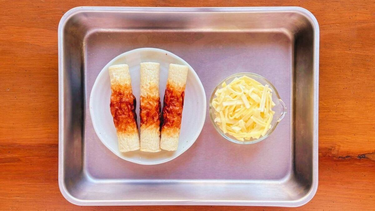 ちくわのチーズ焼き風