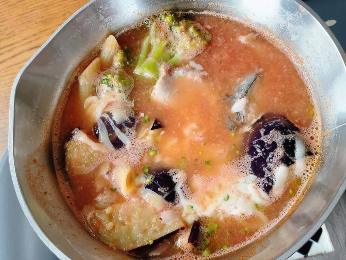 ノンストップ！「さば缶入りのパーフェクト鍋」