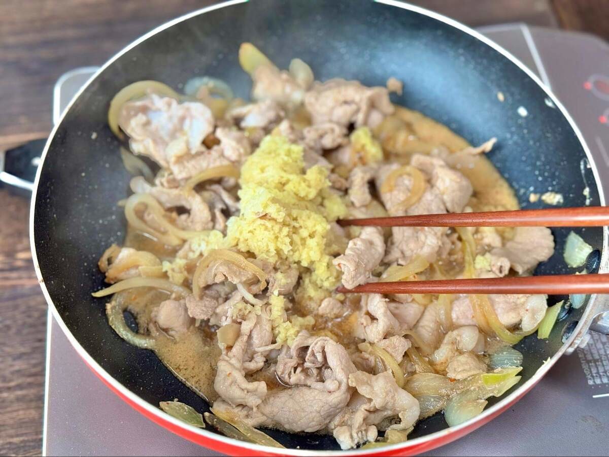 笠原将弘さん「豚の新生姜焼き」のレシピ